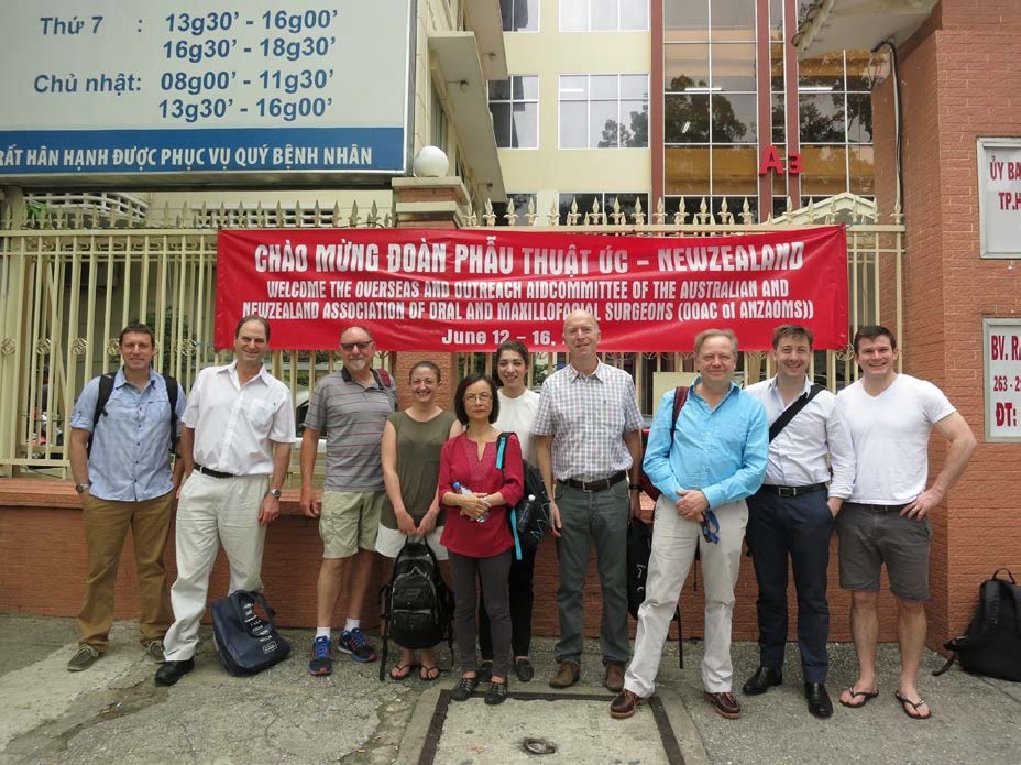 Team Members of the 2017 Odonto Maxillo Facial Hospital, Ho Chi Minh City, Vietnam